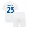 Inter Milan Nicolo Barella #23 Bortaställ Barn 2023-24 Korta ärmar (+ Korta byxor)